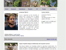 Tablet Screenshot of biodiversity-lorenzomarini.eu